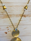 Gold Elaine Necklace- -Trendy Me Boutique, Granada Hills California