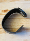 Leather Metal Circle Bracelet- -Trendy Me Boutique, Granada Hills California