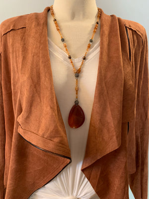 Ginger Natural Necklace- -Trendy Me Boutique, Granada Hills California