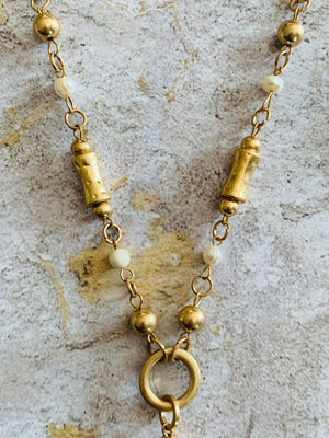 Gold Heart Necklace- -Trendy Me Boutique, Granada Hills California